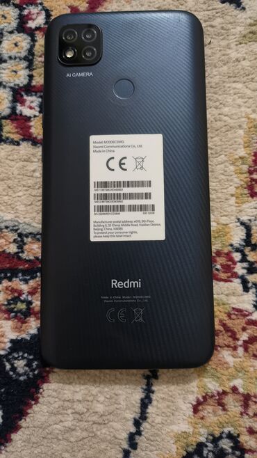 Redmi: Redmi, Redmi 9C, Б/у, 32 ГБ, цвет - Черный, 2 SIM