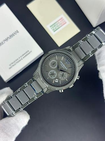 Наручные часы: Новый, Наручные часы, Emporio Armani, цвет - Серый — 3