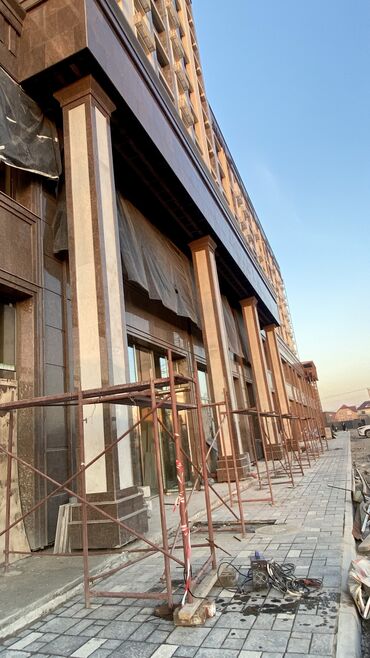 Фасадные плиты Сары-Таш (Травертин): Сары Таш • Гранит • Мрамор Баардык түрүн орнотобуз – каалаган дизайнда — 15