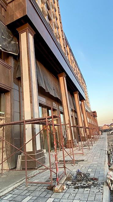 Фасадные плиты Сары-Таш (Травертин): Сары Таш,Гранит,соколдун баардык турун коёбуз, жеткиликтүү — 12