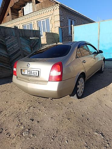афто рынок бишкек: Nissan Primera: 2004 г., 2 л, Типтроник, Бензин, Седан — 5