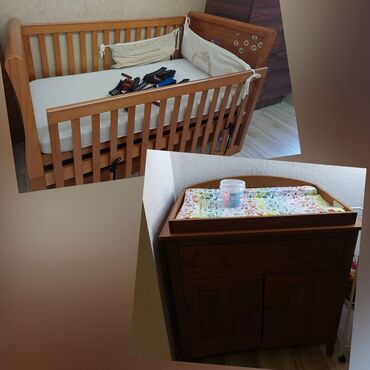 Yemək masaları, oturacaqları: Mothercare kravat ve kamod 350 azn tecili satilir mothercareden 1500