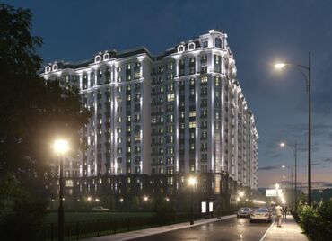 дешевые квартиры в оше: 2 комнаты, 66 м², Элитка, 12 этаж, ПСО (под самоотделку)