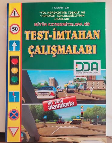 talıbovun sürücülük kitabı pdf: Son nəşr Sürücülük üçün test-imtahan çalışmalar kitabı. Heç istifadə