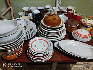 Другие комплектующие: Большая подборка столовой посуды и стекла (разнобой, разные серии) — 4