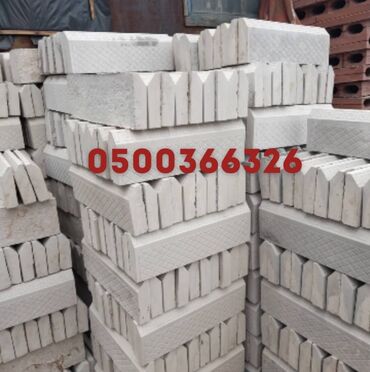 Дорожные бордюры: Дорожный бордюр, Прессованный, Бетонный, Новый — 7