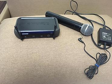 mikrofon tutucu: Shure pgx24/sm58 original.Mikrofon ella isleyir.yeni deyə — 3
