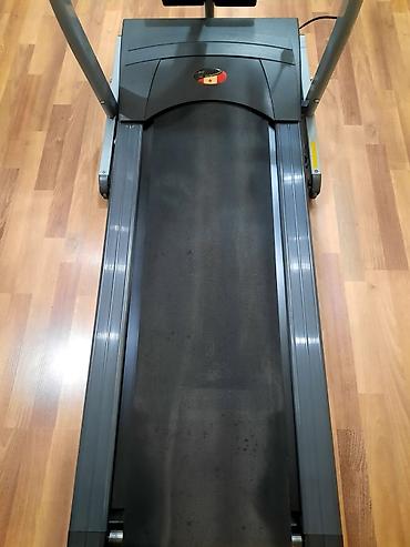 qaçış daroşkası: "Treadmill" qaçış trenajoru. Aparat yaxşı vəziyyətdədir. Konsol — 6