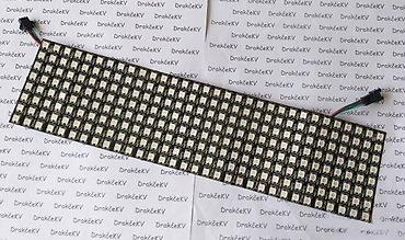 Osvetljenje: LED PANEL 8X32 WS2812B 256 PIXEL SMART MODUL | *U ponudi 5V — 2