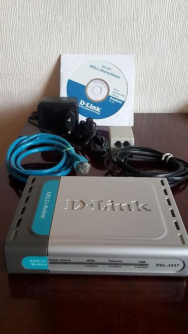 d link: D‑Link DSL‑322T ADSL2+ Ethernet Modem Xüsusiyyətlər: - — 1