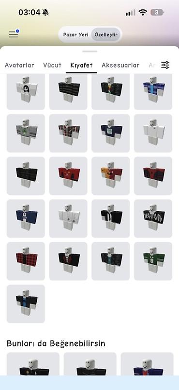 kombi fondital: ROBLOX avatar dizaynı və fərdiləşdirmə xidməti Xidmətin məzmunu: - — 8
