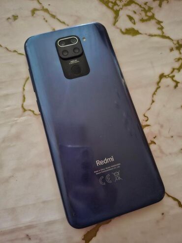 samsung note 7 qiymet: Xiaomi Redmi Note 9, 128 GB, rəng - Göy, 
 Sensor, İki sim kartlı