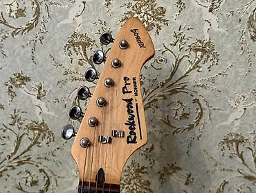 gitara elektro: Rockwood Pro by Hohner elektrik gitara – Strat tipli korpus, krem/sarı — 4
