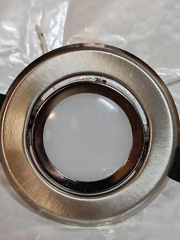 posteljine: LED rozetna lim sivi miš MR16.5w.12V keramicka. LED rozetna Inox — 1