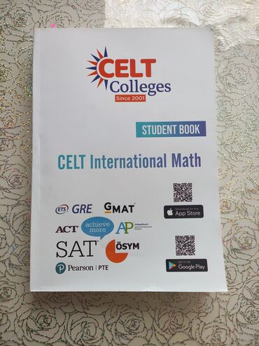 Digər kitablar və jurnallar: Sat üçün Math testi.
içi təmizdir 
qiyməti 35 azn