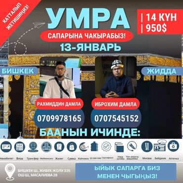рабочая виза в дубай для кыргызстана: 950$ -16-18-20-23 Января