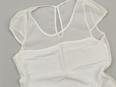 białe legginsy prążkowane: Blouse, S (EU 36), condition - Very good