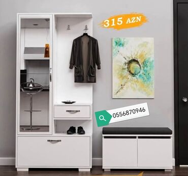 Dolablar: Yeni, Açılan, 3 qapılı Düz dolab, Dəhliz dolabı, Azərbaycan — 2