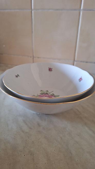 solo 611: Cinije NOVE od porcelana KOMPLET! Dimenzije! Tacna plitka za — 2