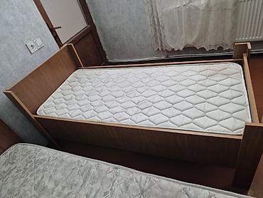 Mebel: İşlənmiş, Təknəfərlik çarpayı, Bazasız, Matras ilə, Siyirməsiz — 1