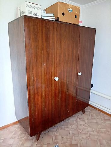 туалетный столик: Шифоньер, шкаф для одежды, Б/у, Прямой, Дерево — 1