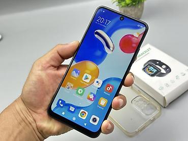 Уюлдук телефондор жана аксессуарлар: Redmi, Redmi Note 11S, Колдонулган, 128 ГБ, түсү - Боз, 2 SIM — 2