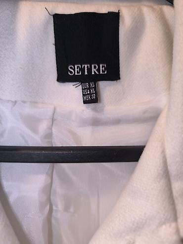 ağ palto: Palto, Setre, XL, rəng - Ağ — 3