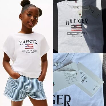 Futbolka, Qız üçün, 7 - 8 yaş, Tommy Hilfiger