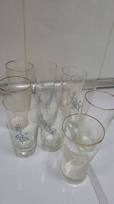 Digər məişət məhsulları: Su stekanlar 10 eded hamsi biryerde 4 azn