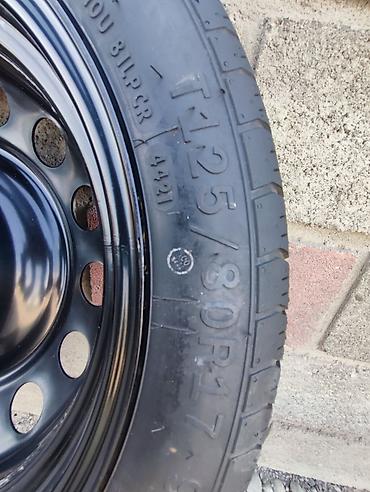 814 817: Колеса в сборе <130 / 80 / R 17, Лето, Новый, Запаска, Легковые, Железные, отверстий - 5 — 2