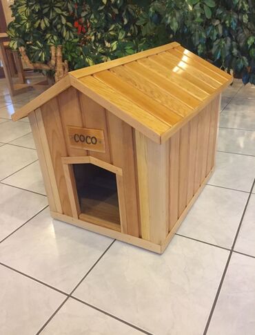 Yuvalar: İstənilən növ it evlərinin sifarişi qəbul olunur.Materiallar taxtadan — 5