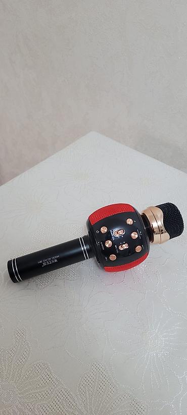 mikrofon: Məhsul: Portativ karaoke mikrofonu və Bluetooth dinamik (WSTER, Model — 1
