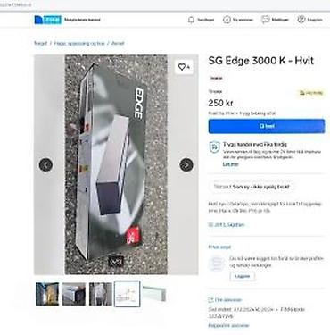 Rasveta: SG Edge zidna LED lampa – 3000K, bela - Model/serija: SG Armaturen — 15