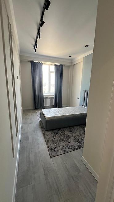 osh flat: 3 комнаты, 90 м², Асанбай мкр Элитка, 12 этаж, Евроремонт — 4