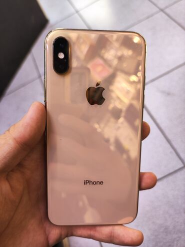 дисплей на айфон хр: IPhone Xs, Б/у, 64 ГБ, Rose Gold, Защитное стекло, 84 %