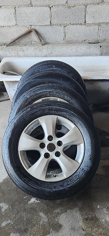 баа: Дөңгөлөктөр монтажда 205 / 65 / R 15, Жай, Колдонулган, Комплект, Жеңил унаалар, Куйма, тешиктери - 4 — 1