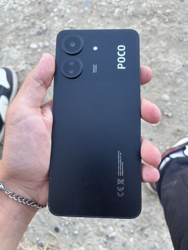 Xiaomi: Poco C65, 128 GB, rəng - Qara, Barmaq izi, Face ID