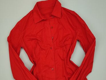 czerwona bluzki kopertowe: Koszula Damska, S, stan - Bardzo dobry