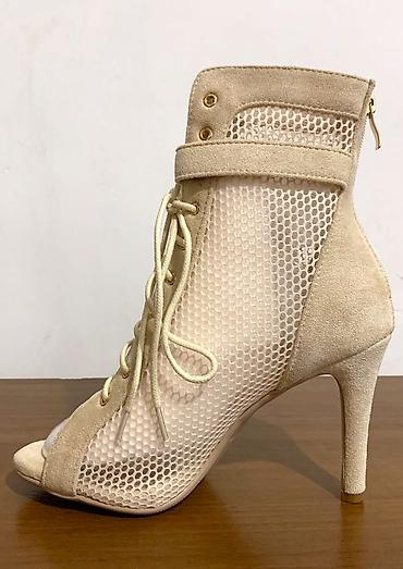 сапожки челси: Профессиональные туфли для танцев high heels. 38 размер, 9 см высота — 2
