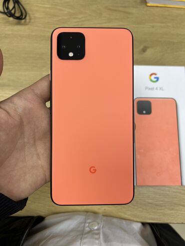 Мобильные телефоны: Google Pixel 4 XL, Новый, 64 ГБ, цвет - Оранжевый, 1 SIM, eSIM
