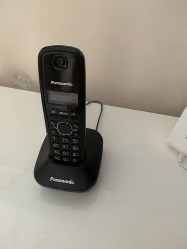 kontakt home işlənmiş telefonlar: Стационарный телефон Panasonic, Беспроводной, Б/у, Самовывоз
