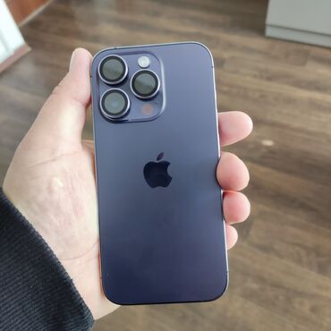 айфон 14 про цена ош новый: IPhone 14 Pro, Колдонулган, 128 ГБ, Deep Purple, Коргоочу айнек, Каптама, 85 %