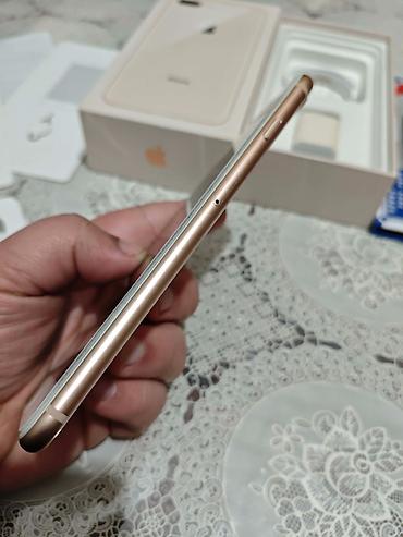 iphone 8 pilus: IPhone 8 Plus, 64 GB, Qızılı, Barmaq izi, Simsiz şarj, Sənədlərlə — 5