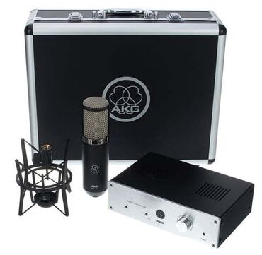 акустические системы tangent с микрофоном: Студийный Микрофон AKG 820 Tube Black Тип: конденсаторный ламповый