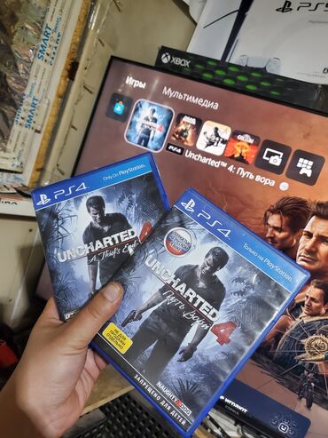 Игры для PlayStation: Uncharted 4 для ps4 /ps5 в наличии на русском и на англ языках англ