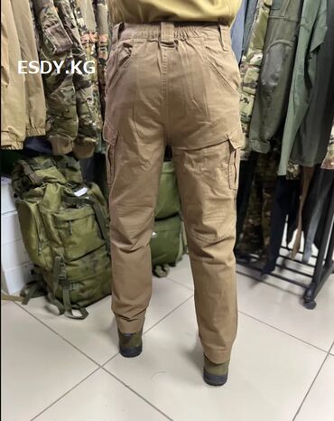 Брюки: Брюки универсальные, хлопок, осень-зима, оригинал S.Archon! Брюки — 10