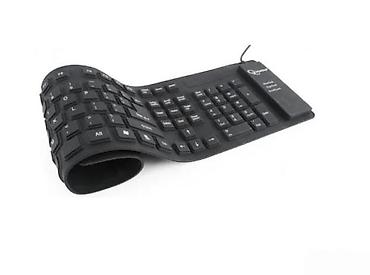 soni igrice: Savitljiva silikon tastatura – vodootporna i prenosiva - Materijal — 1