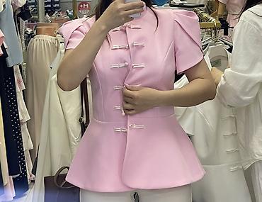 oversize: Женская одежда в романтическом и элегантном стиле. - Розовая — 1