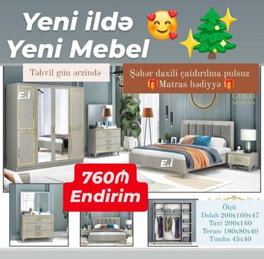 qonaq desti mebelleri: Çatdırılma pulsuz matras 🎁