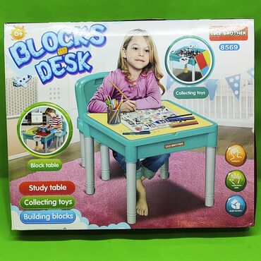 игрушки для малышей: Конструктор столик и стульчик для развития малышей🌟Доставка, скидка